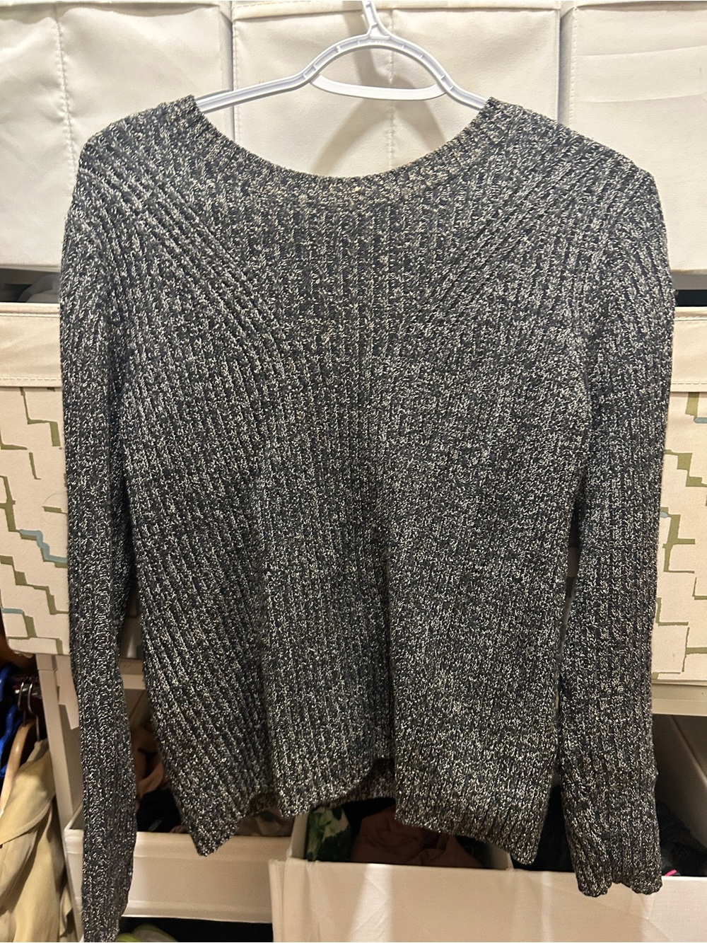 Club Monaco Marled Gray Crewneck Sweater